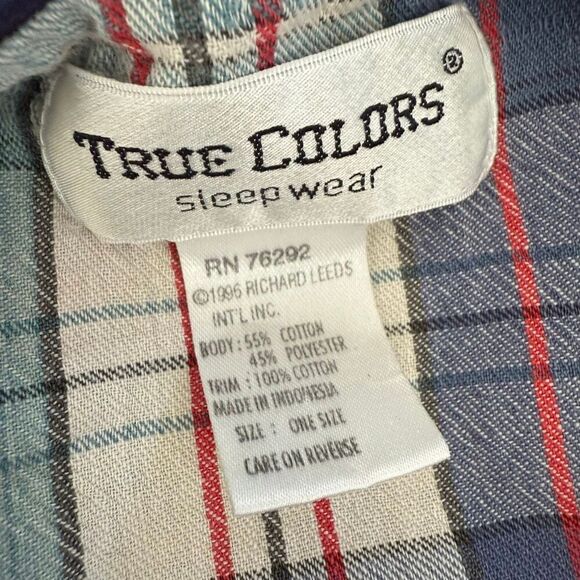 Vintage True Colors Teddy Bear Varsity Sleep Shirt OSFM - Picture 5 of 5